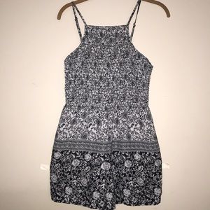 Black & White Patterned Romper